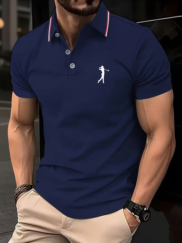 Arnold | Casual Short-Sleeve Golf Printed Shirt