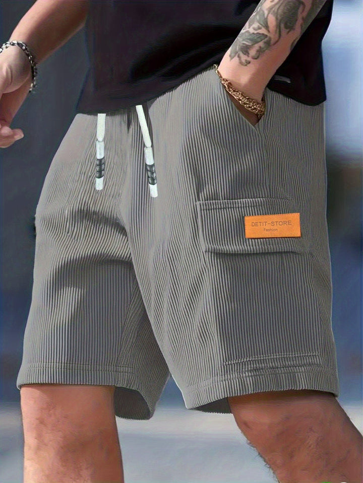Griffin | Textured Cargo Shorts
