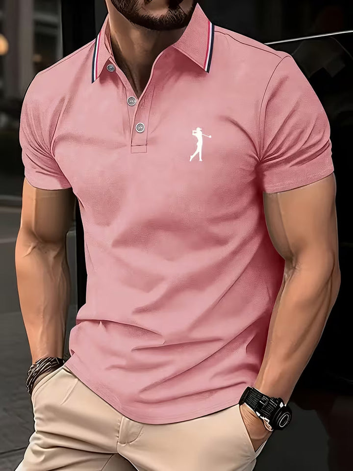 Arnold | Casual Short-Sleeve Golf Printed Shirt
