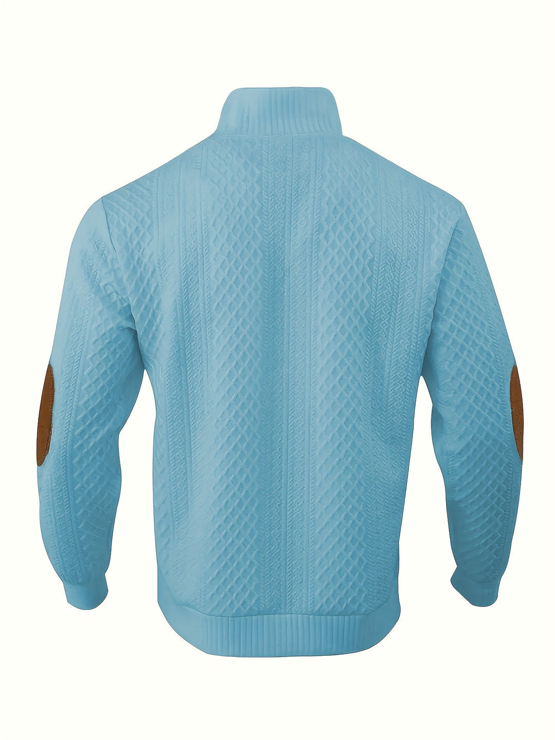 Ronan | Stand Collar Button Henley Sweater