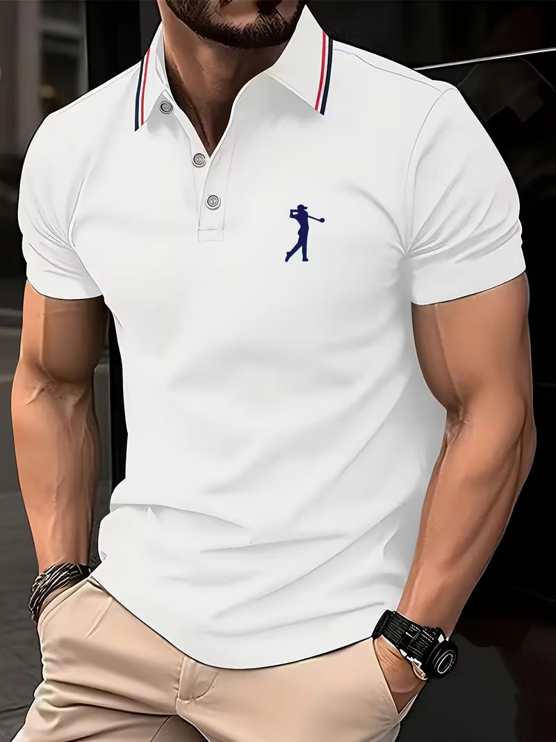Arnold | Casual Short-Sleeve Golf Printed Shirt