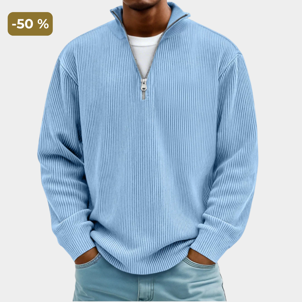Chase | Stylish Zipper High Neck Sweater