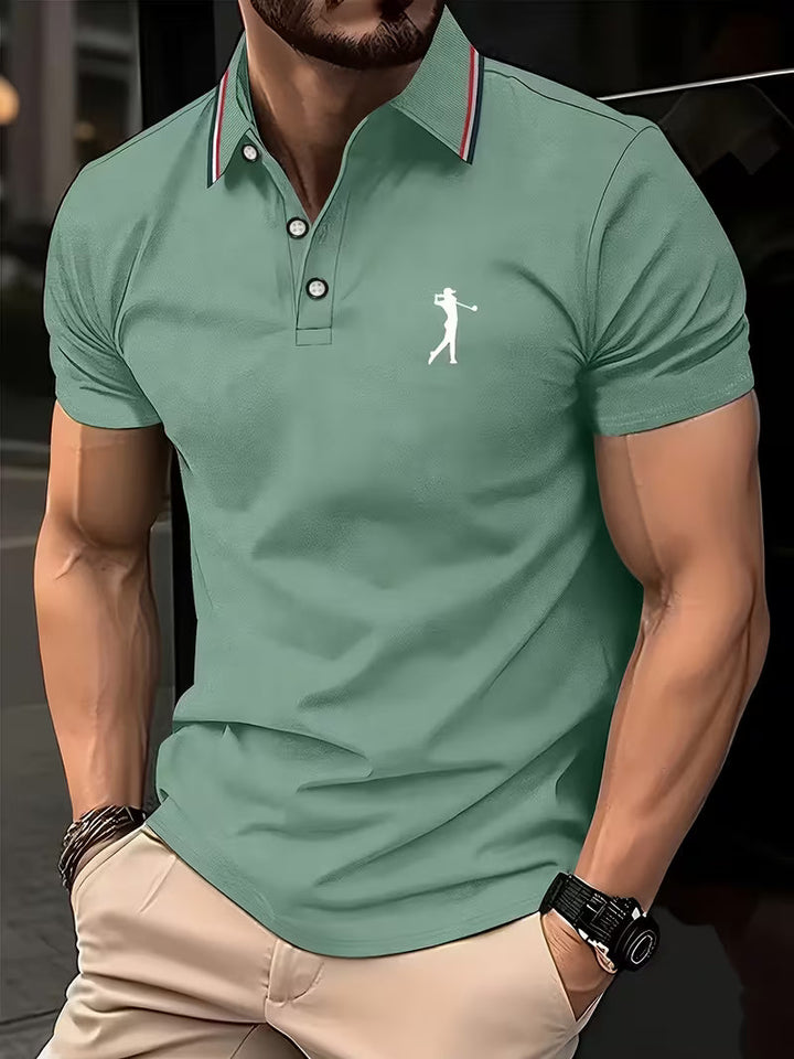 Arnold | Casual Short-Sleeve Golf Printed Shirt