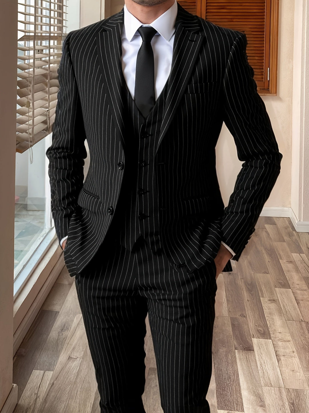 Sullivan | Pinstripe Three-Piece Suit