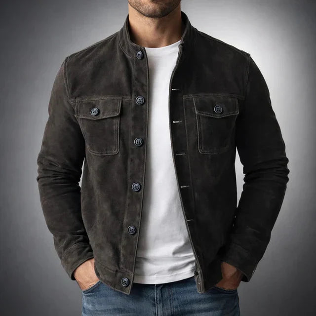 Jacob | Classic Pocket Suede Jacket