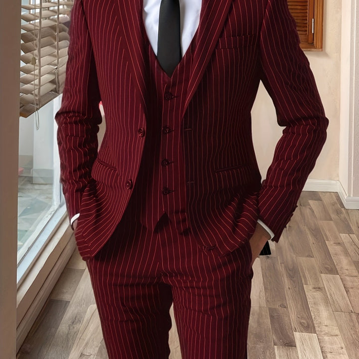 Sullivan | Pinstripe Three-Piece Suit