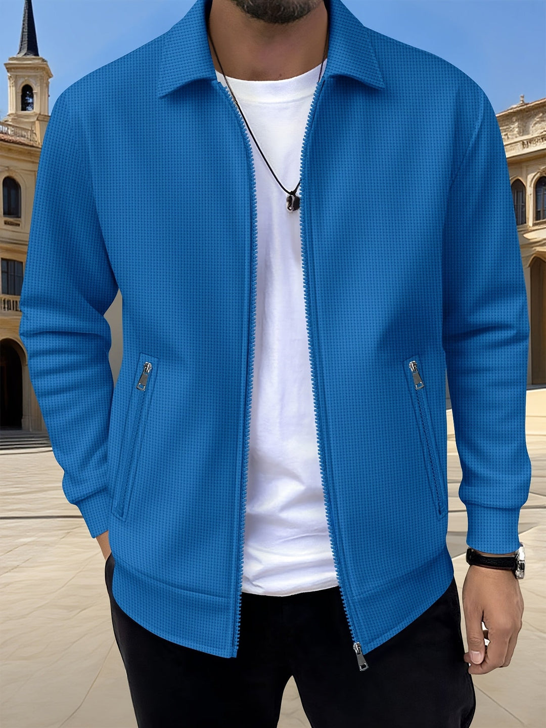 Cameron | Textured Zip Jacket