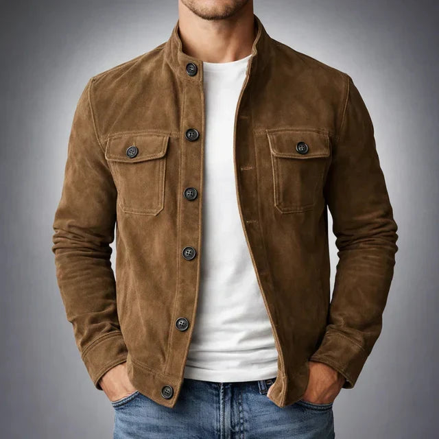 Jacob | Classic Pocket Suede Jacket