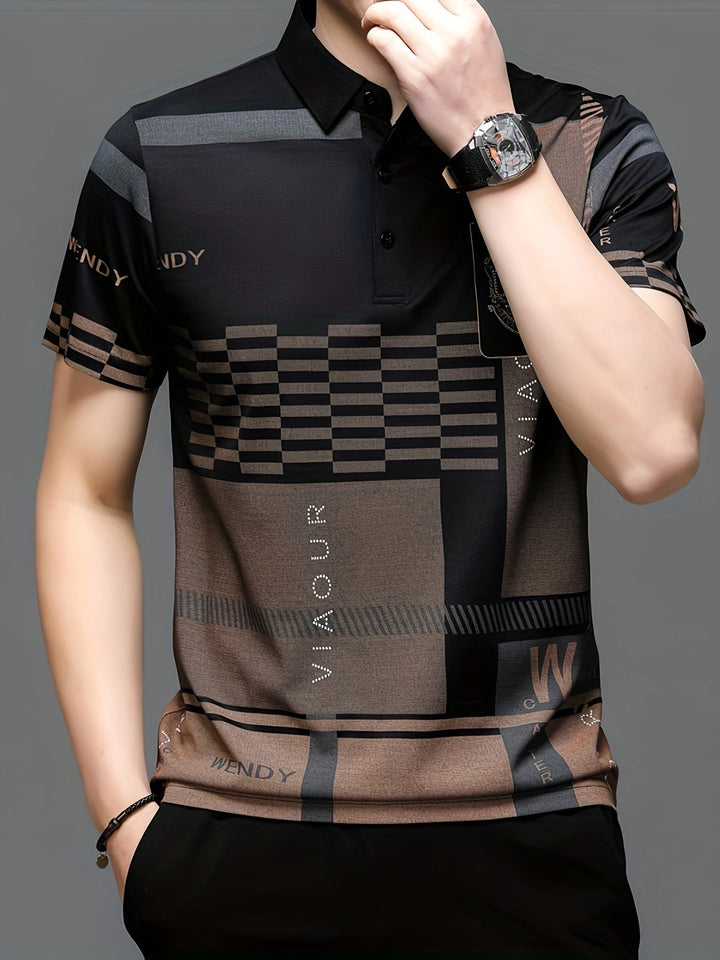 Nathaniel | Refined Colorblock Polo Shirt