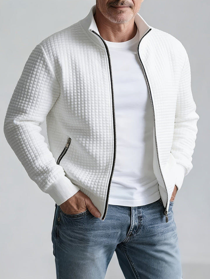 Sullivan | Textured Stand-Collar Jacket