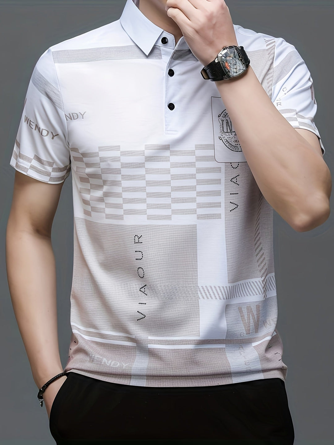Nathaniel | Refined Colorblock Polo Shirt