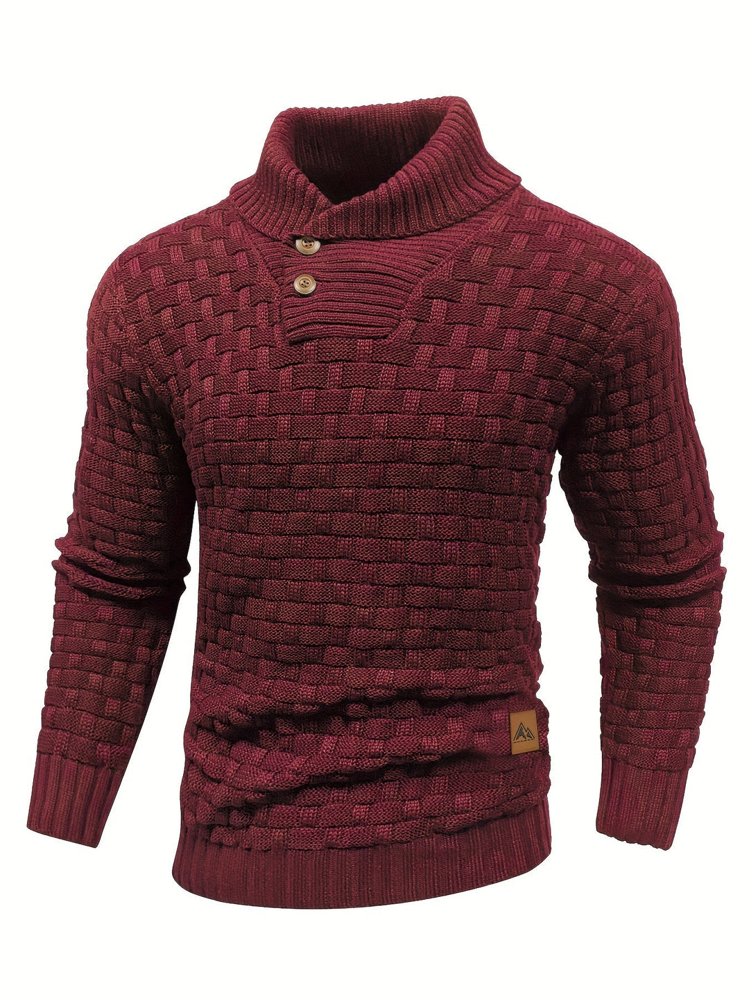 Alistair | Textured Shawl-Collar Sweater