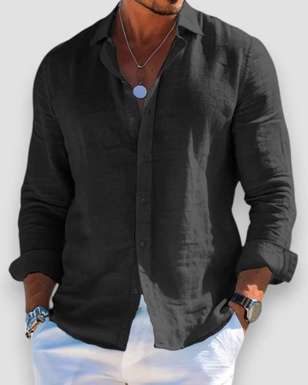 Connor | Casual Summer Long Sleeve Shirt