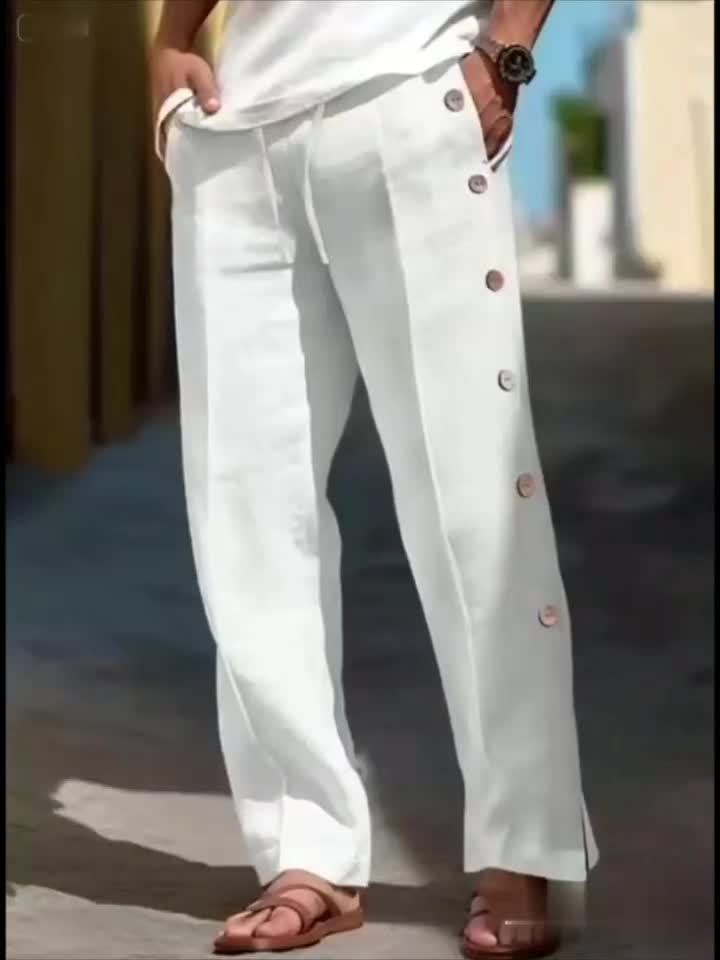 Damien | Relaxed Straight-Leg Pants