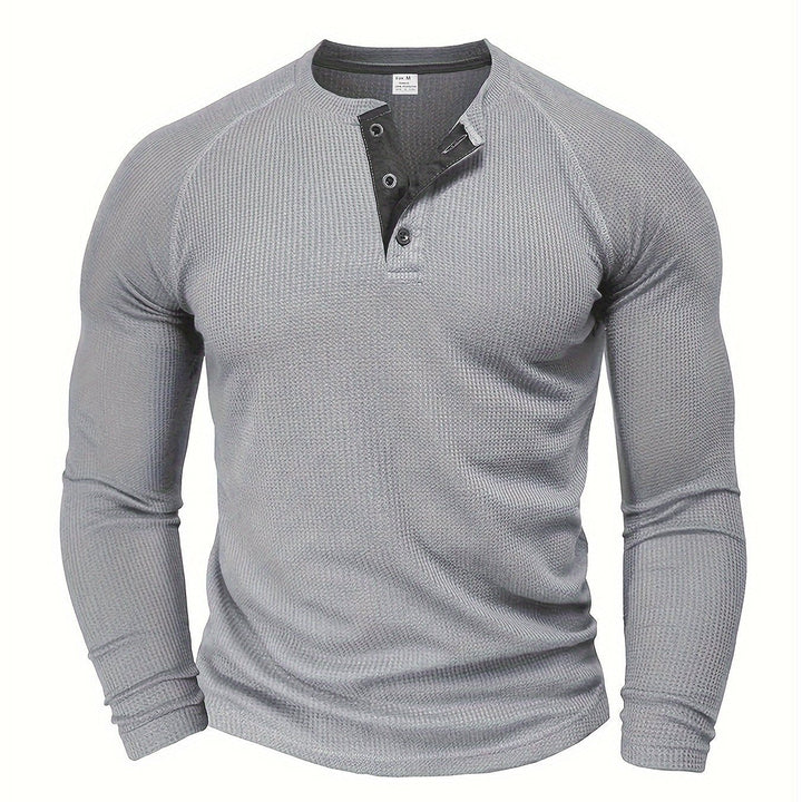 Graham | Classic Button Henley Shirt