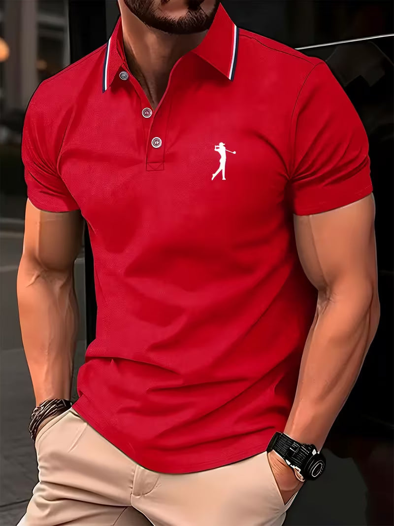 Arnold | Casual Short-Sleeve Golf Printed Shirt