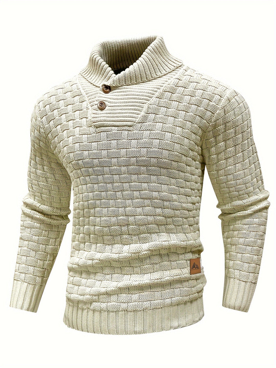 Alistair | Textured Shawl-Collar Sweater