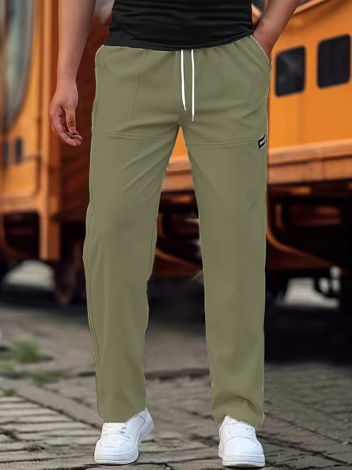 Ryan | Casual Lightweight Straight-Leg Pants