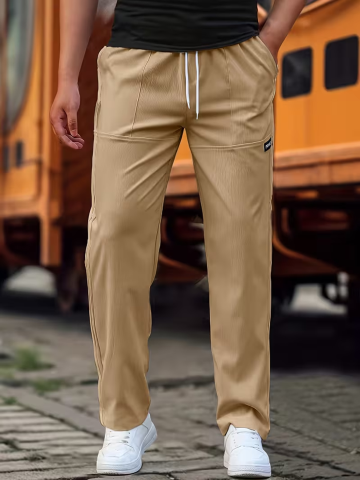 Ryan | Casual Lightweight Straight-Leg Pants