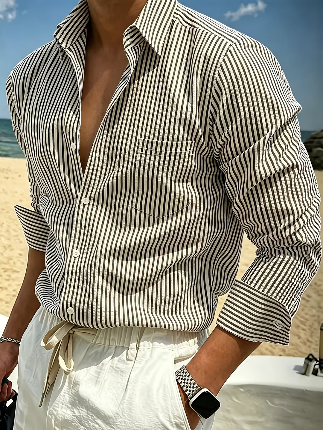 Bennett | Striped Long Sleeve Shirt