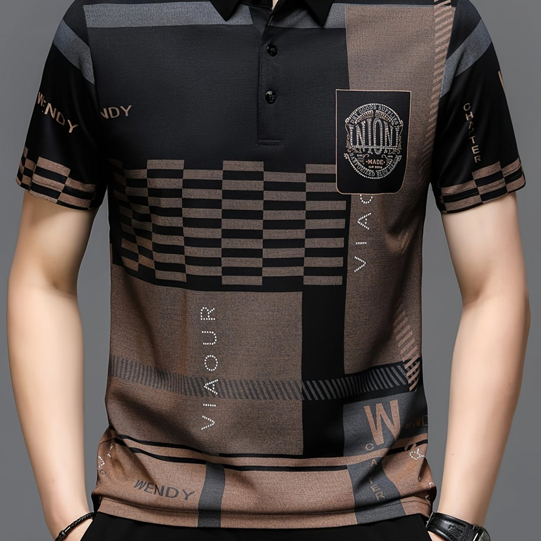 Nathaniel | Refined Colorblock Polo Shirt