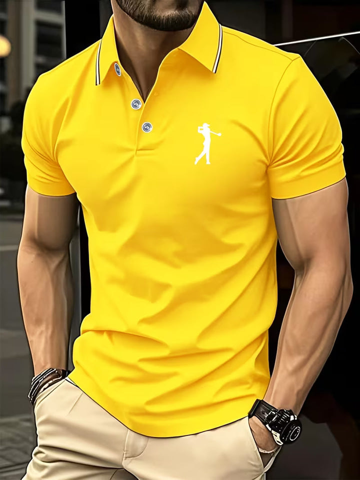 Arnold | Casual Short-Sleeve Golf Printed Shirt