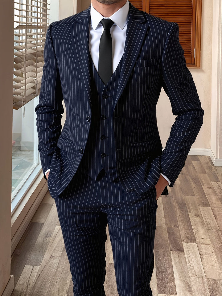 Sullivan | Pinstripe Three-Piece Suit