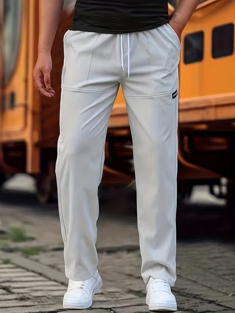 Ryan | Casual Lightweight Straight-Leg Pants