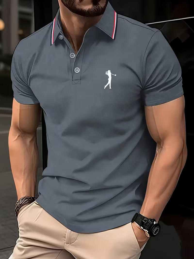 Arnold | Casual Short-Sleeve Golf Printed Shirt
