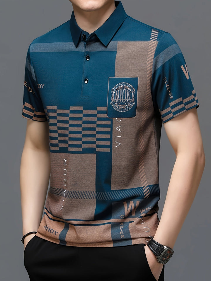 Nathaniel | Refined Colorblock Polo Shirt