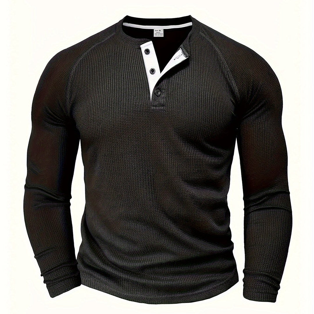Graham | Classic Button Henley Shirt