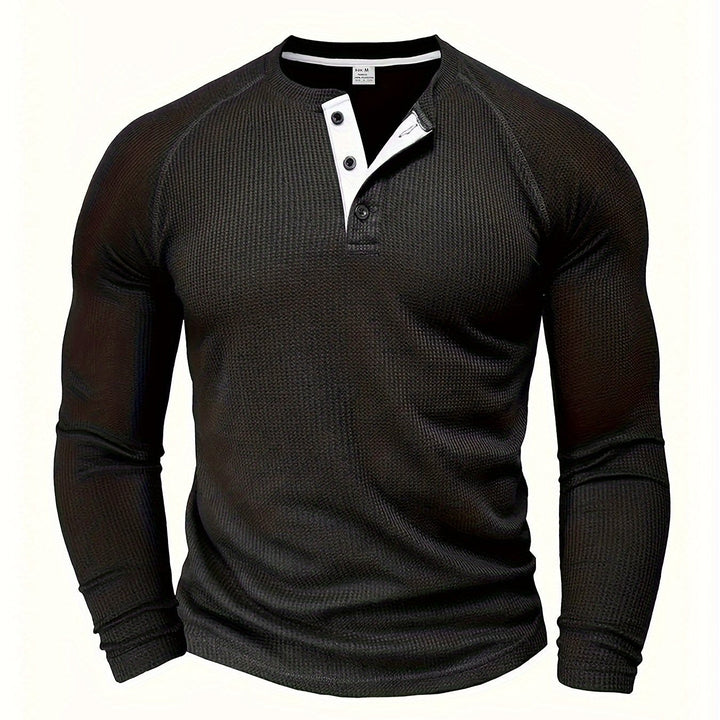 Graham | Classic Button Henley Shirt