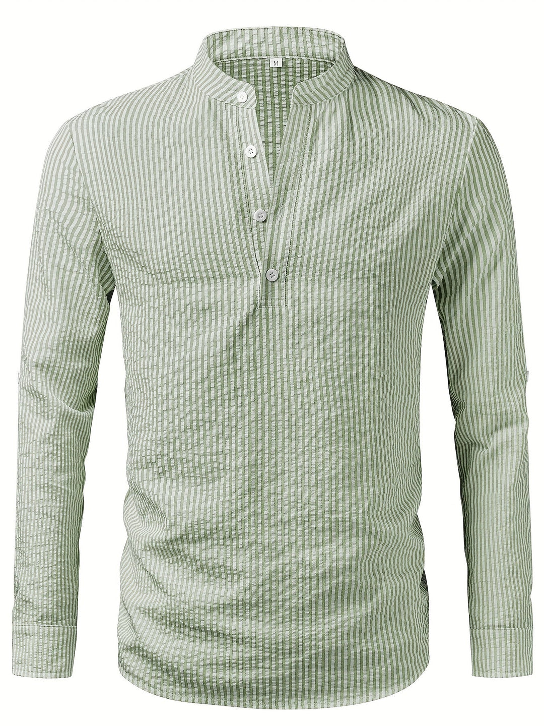 Nathaniel | Coastal Striped Henley Shirt