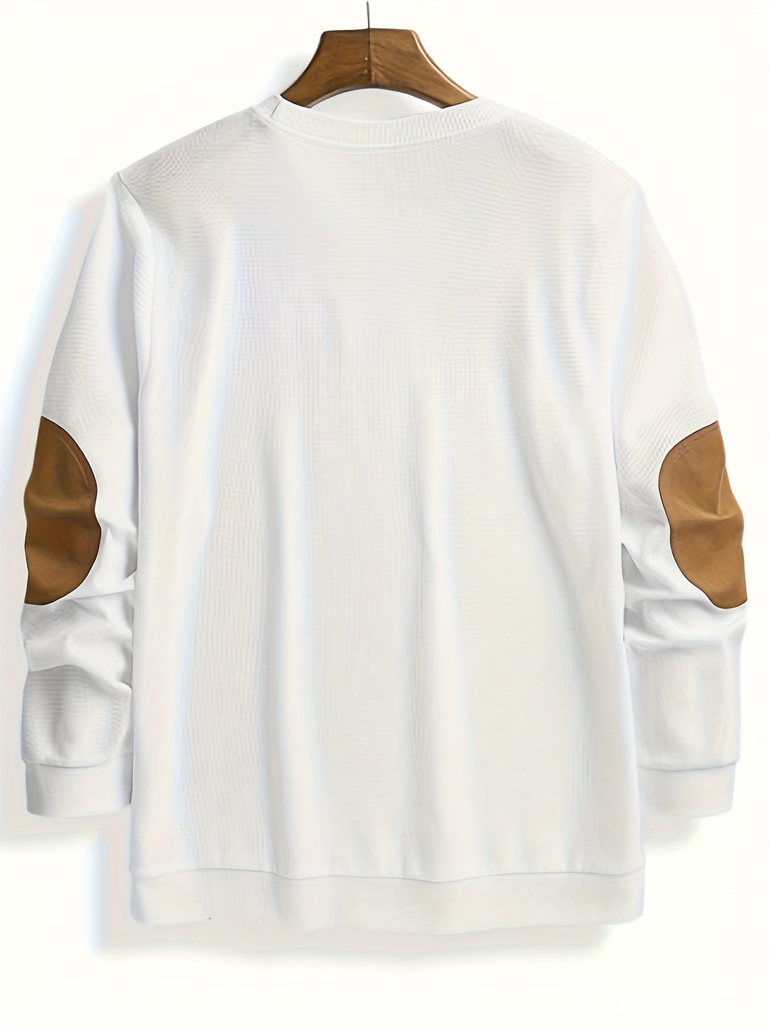 Aaron | Textured Elbow-Patch Pullover