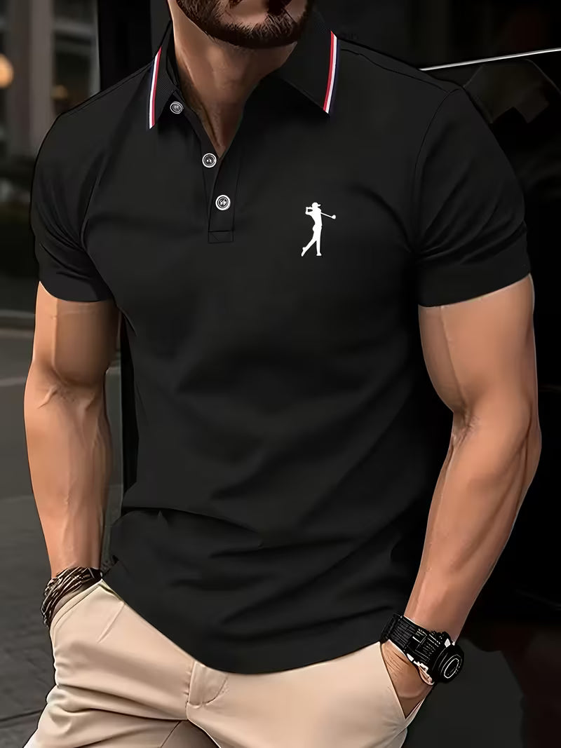Arnold | Casual Short-Sleeve Golf Printed Shirt