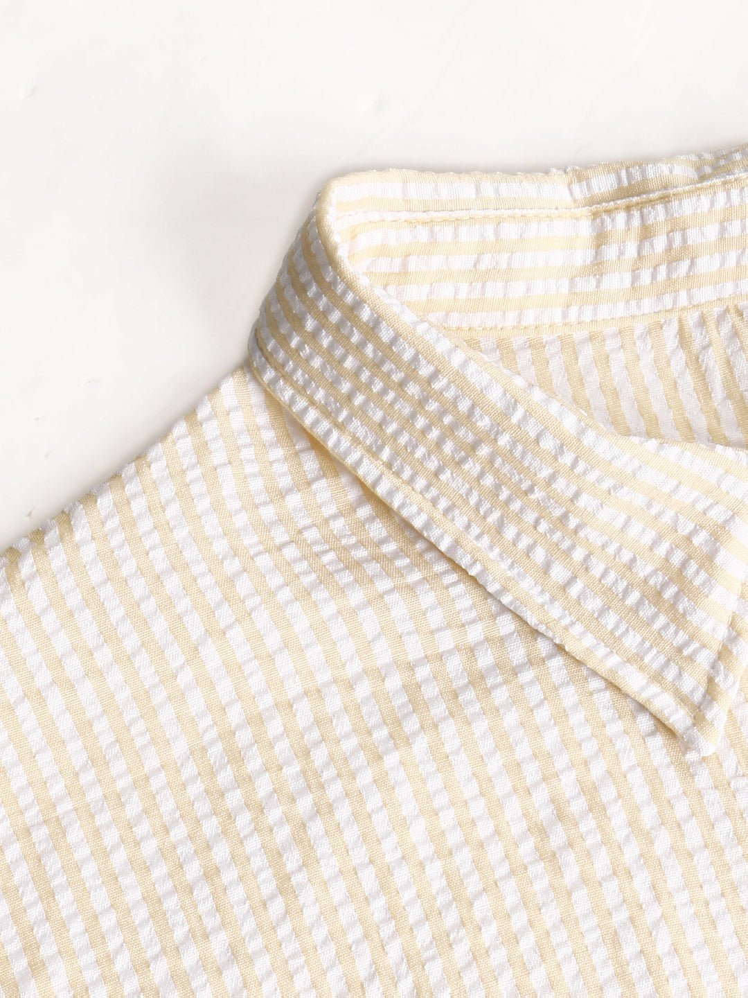 Spencer | Textured Striped Long-Sleeve Shirt