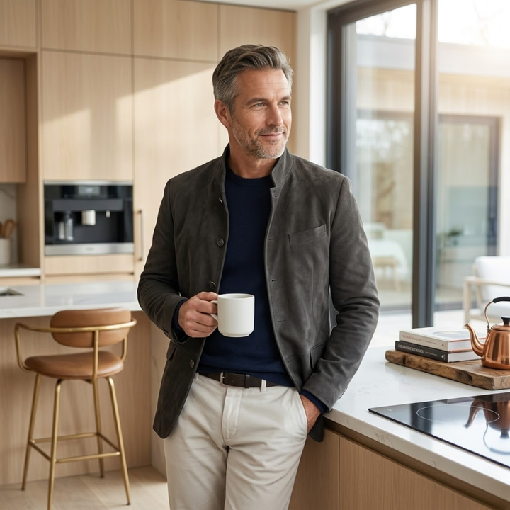 Adrian | Casual Modern Button Cardigan