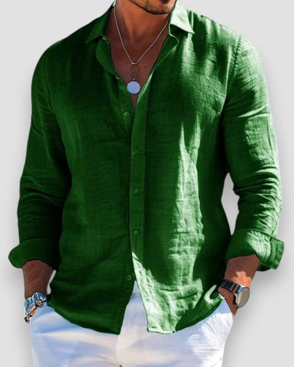 Connor | Casual Summer Long Sleeve Shirt