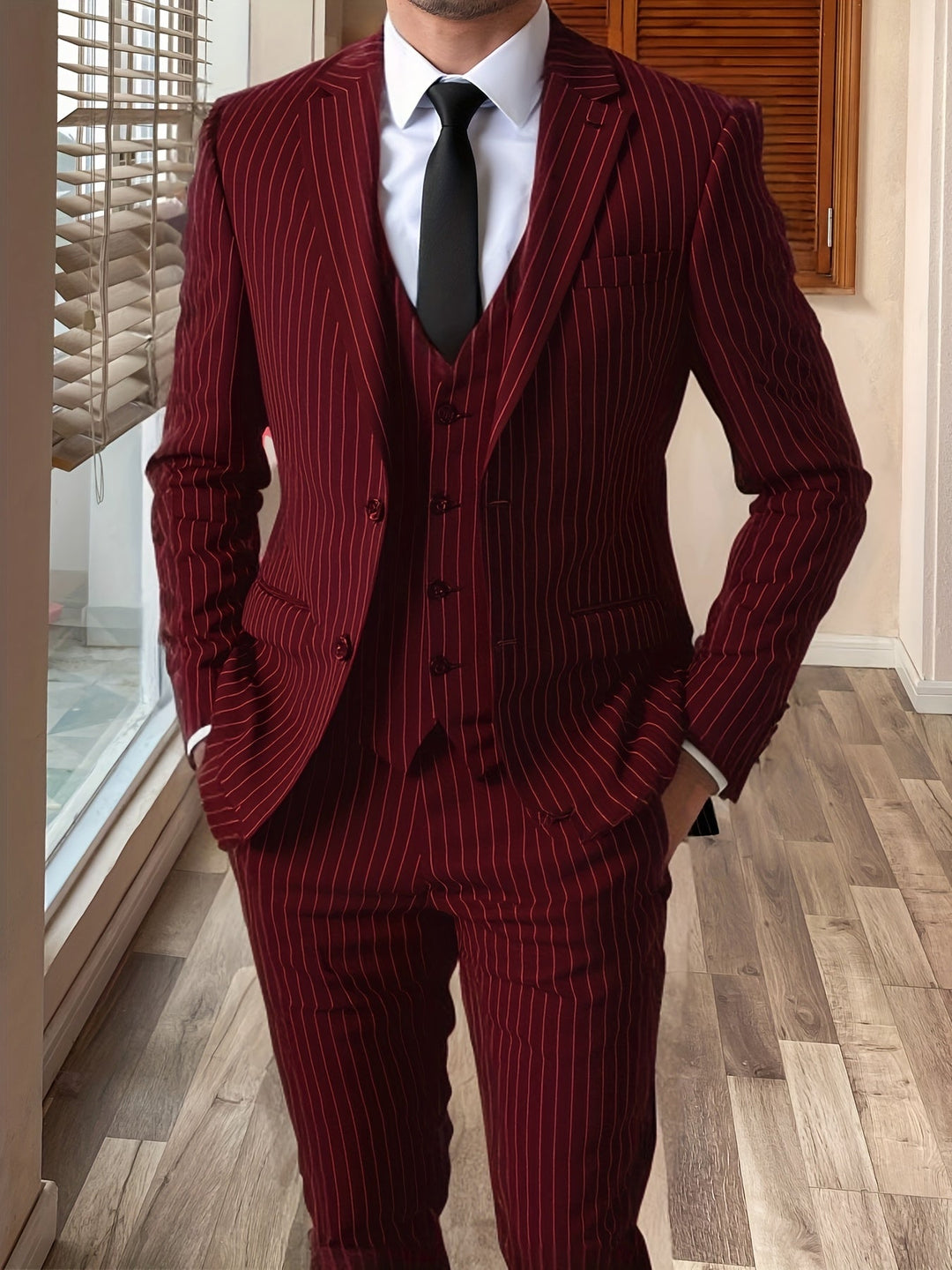 Sullivan | Pinstripe Three-Piece Suit