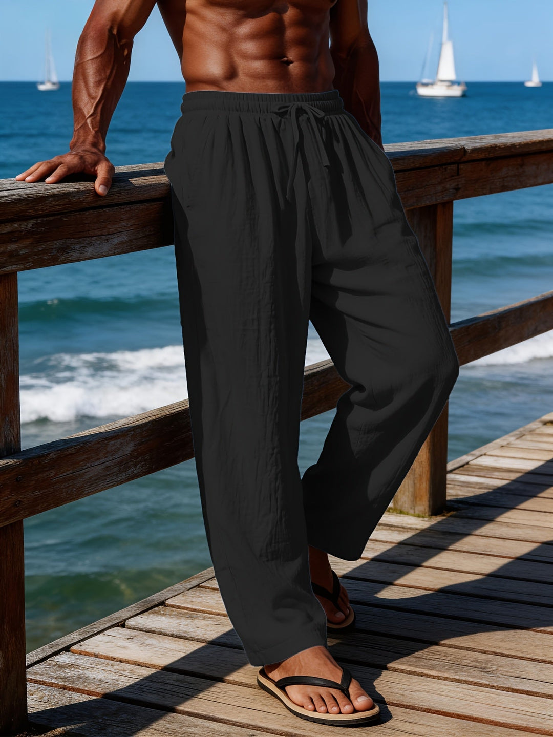 Gavin | Relaxed Drawstring Pants