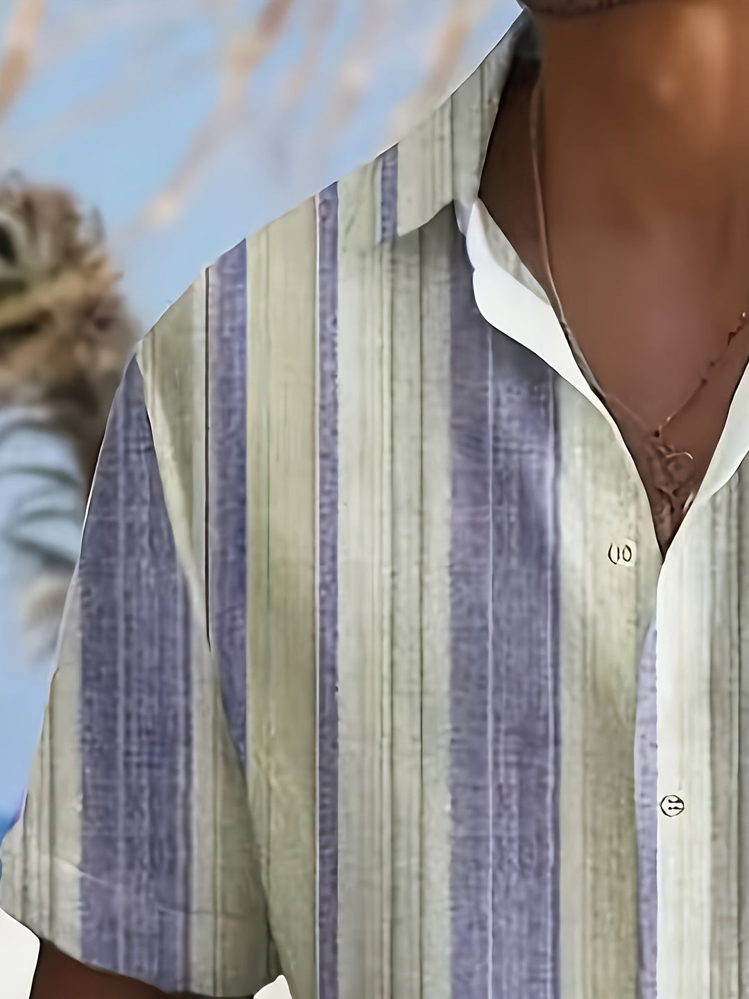 Gregory | Relaxed Striped Short Sleeve Shirt