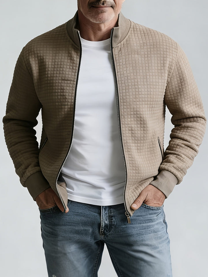 Sullivan | Textured Stand-Collar Jacket