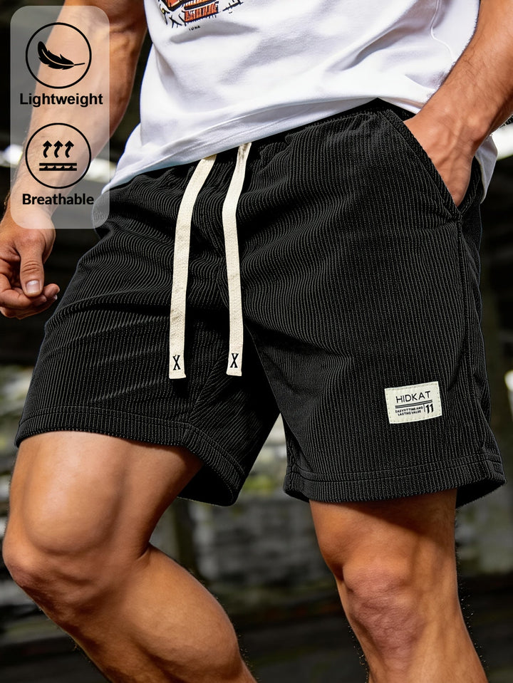 Preston | Relaxed Ribbed Drawstring Shorts