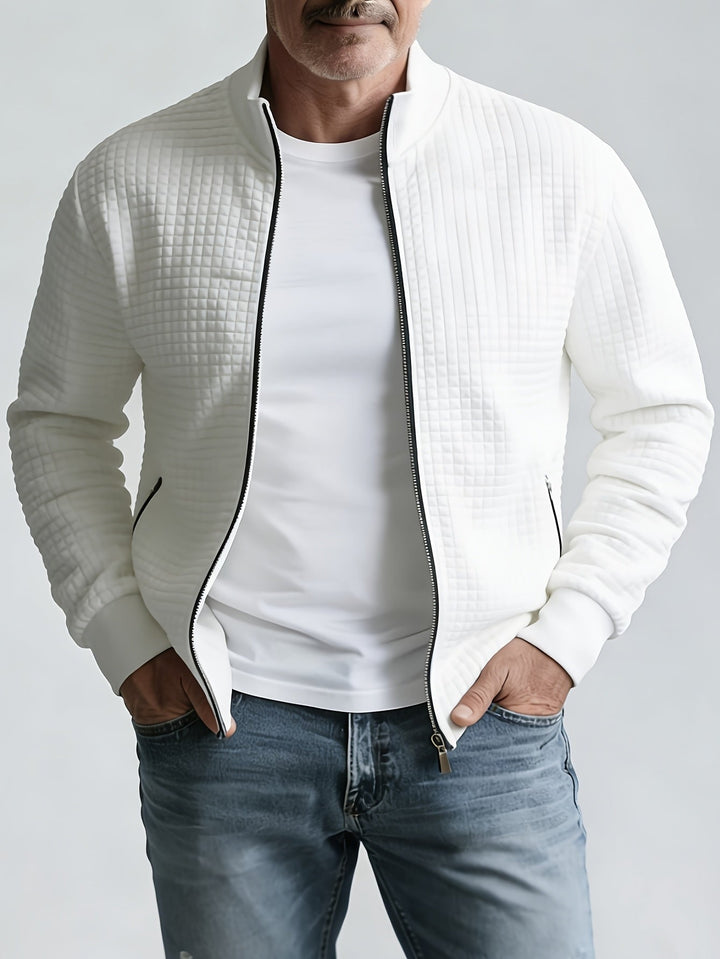Sullivan | Textured Stand-Collar Jacket