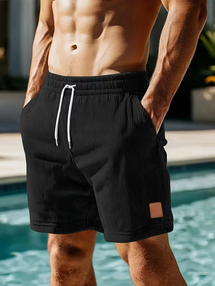 Lucio | Casual Corduroy Jogging Shorts