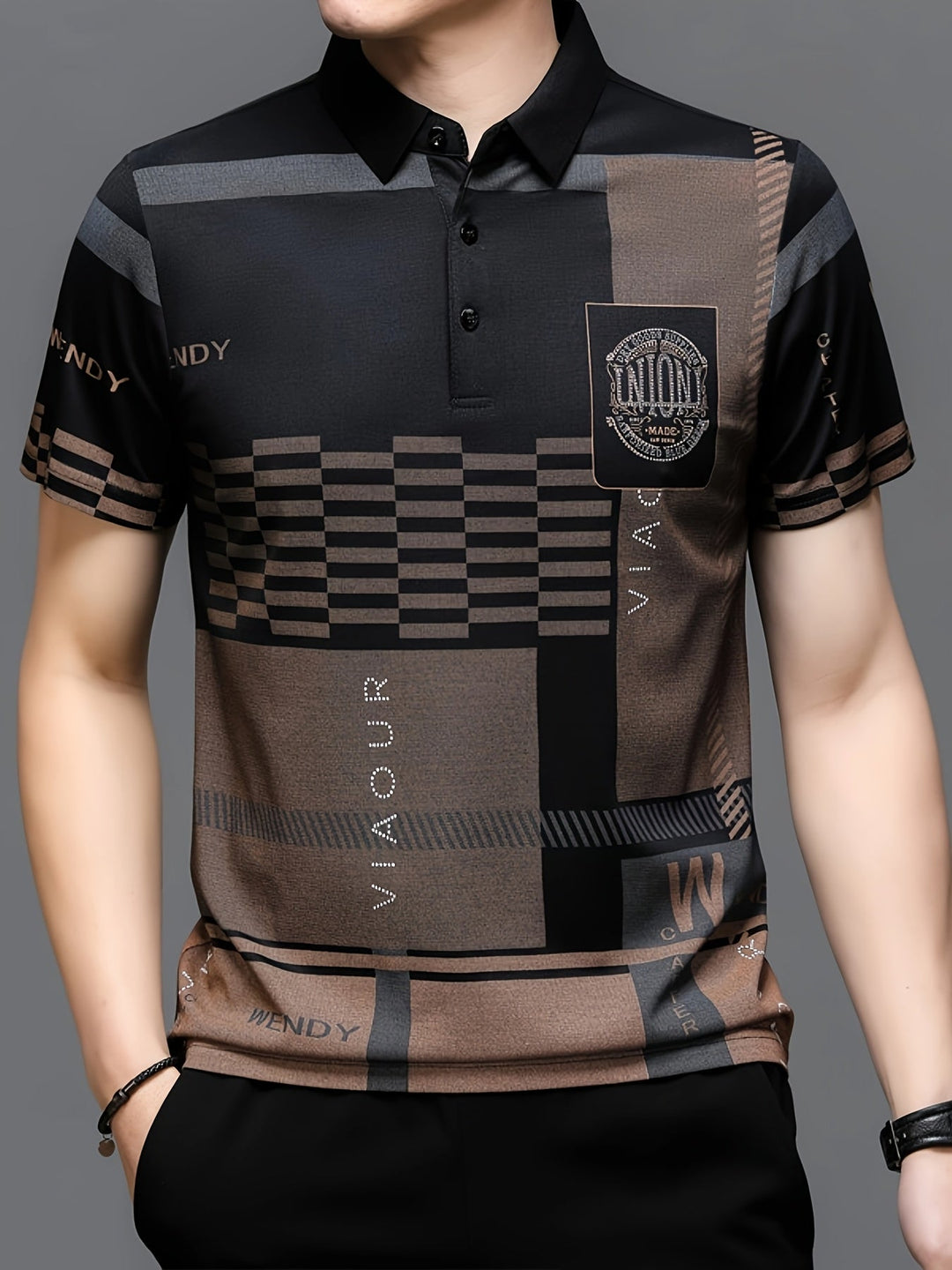 Nathaniel | Refined Colorblock Polo Shirt