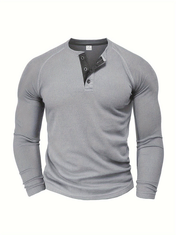 Graham | Classic Button Henley Shirt