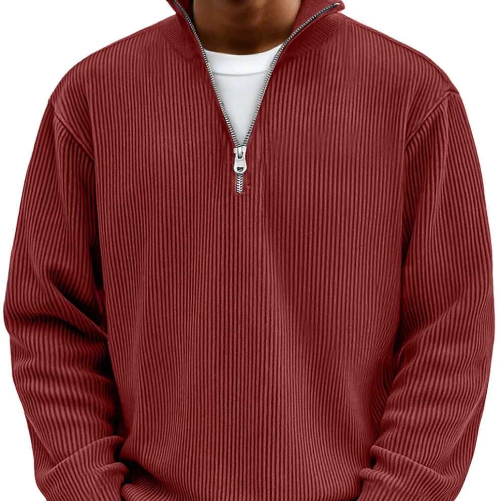 Chase | Stylish Zipper High Neck Sweater
