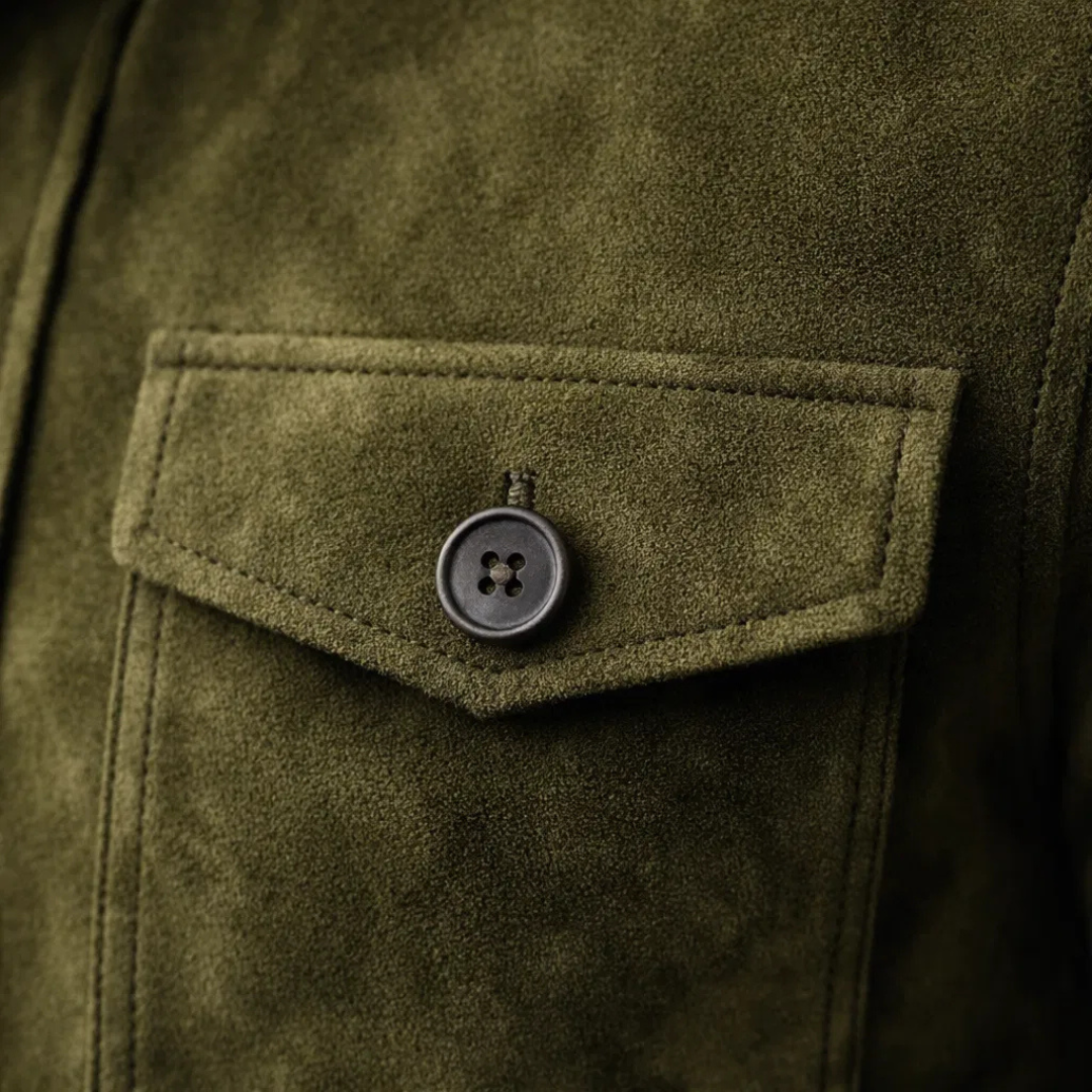 Jacob | Classic Pocket Suede Jacket