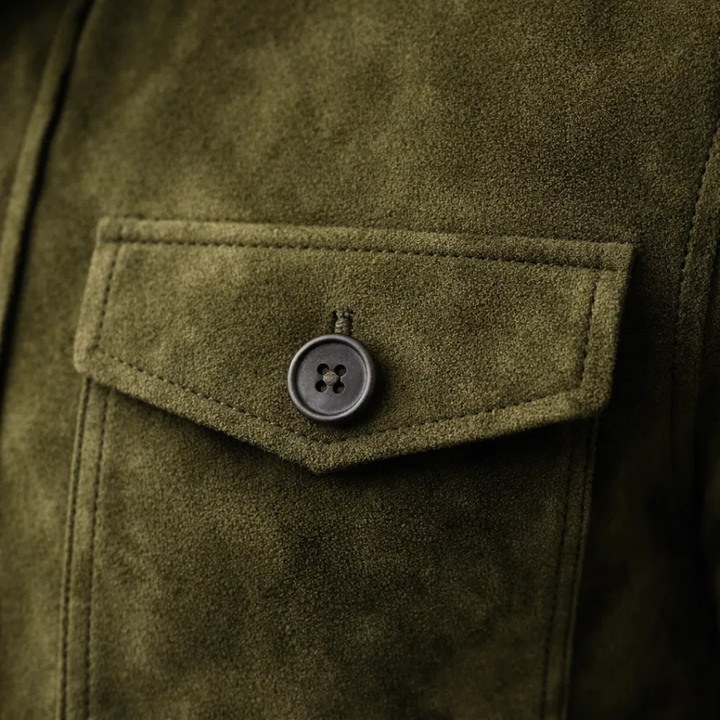 Jacob | Classic Pocket Suede Jacket